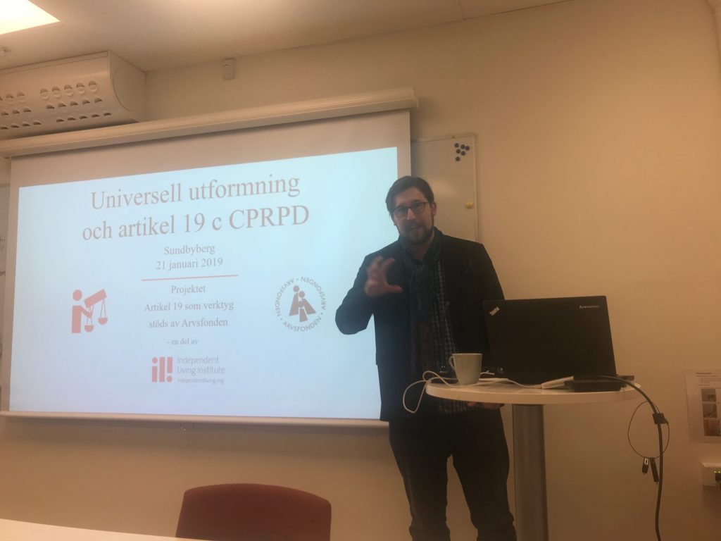 Ola Linder, projektledare för Artikel 19-projektet
